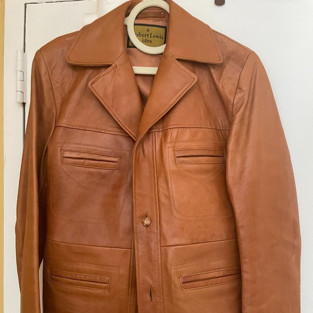 Vintage 70s Men's Robert Lewis Lambskin Jacket